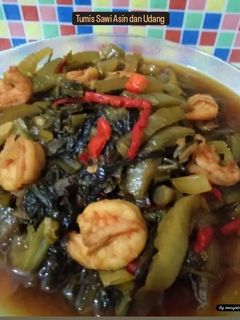 Foto resep Tumis Sawi Asin & Udang