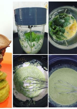 Foto resep No-dye Green Pancakes