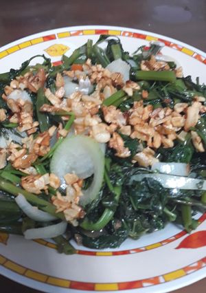 Foto resep Cah kangkung bawang putih