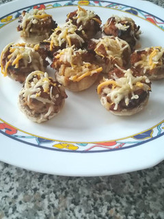 Una foto de Champiñones rellenos