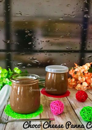 Foto resep Choco Cheese Panna Cotta -Keto