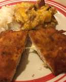Pechugas rellenas de queso y jamón con un toque mexicano