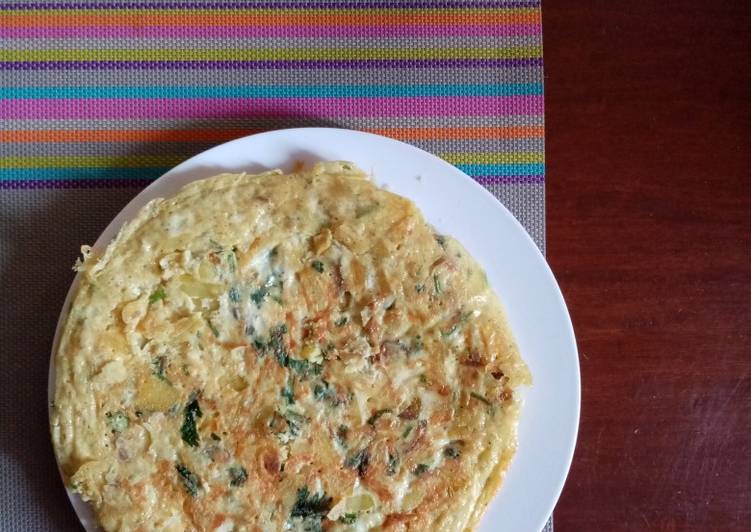 How to Prepare Yummy Egg Potato Omelette