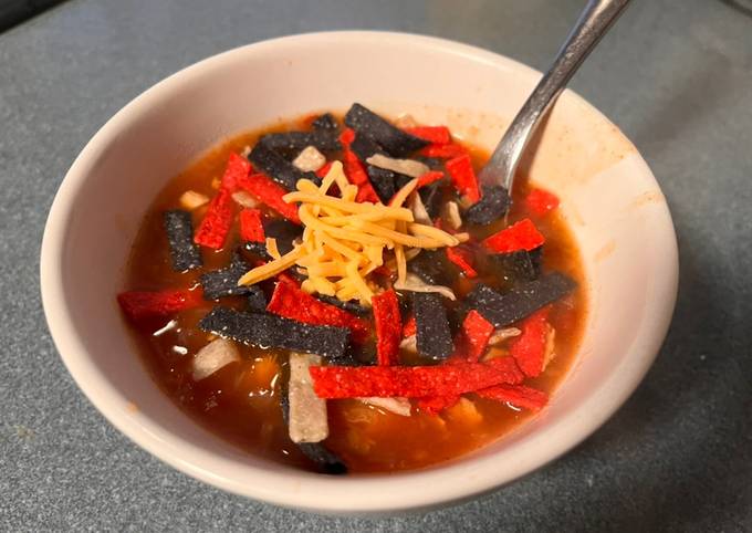 Easiest Way to Make Perfect Quick &amp; Easy Chicken Tortilla soup
