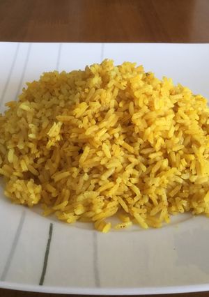 Una foto de Arroz con merkén