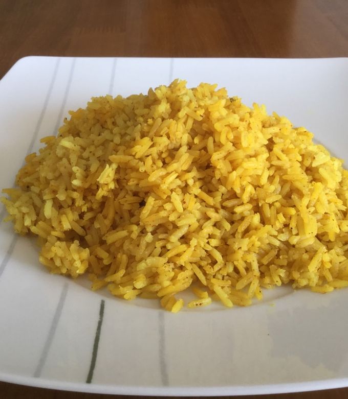 Una foto de Arroz con merkén
