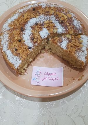 صورة لوصفة كيكة صحية بالنخالة