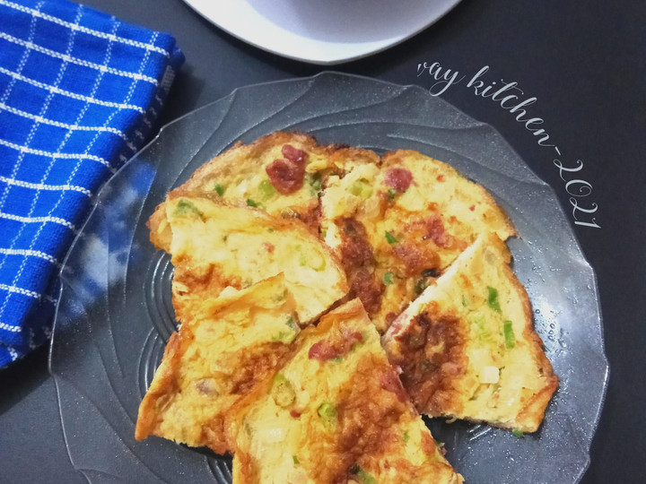 Resep: Telor Dadar Kornet Ekonomis