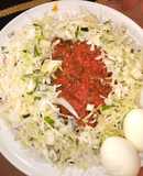 Rice with spring onion stew