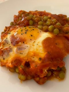 Una foto de Huevos al plato en 10 minutos