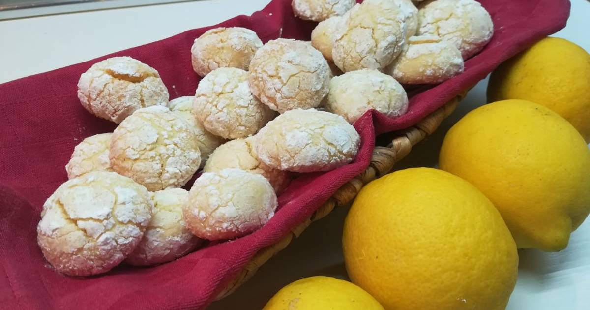 Ricetta Lemon Crinkle Dolcetti Al Limone Facilissimi 😋 Di Cristina ...