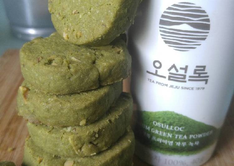 Green tea cookies