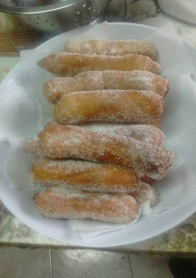 Una foto de Churros caseros sin manga 😋👍