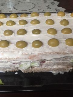 Una foto de Pastel vegetal integral