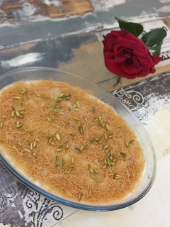صورة لوصفة حلى الشعيرية عطريقتي