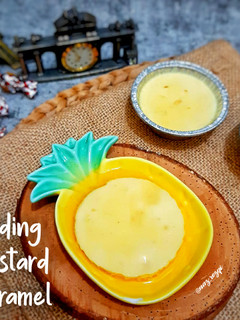 Foto resep Puding Custard Caramel