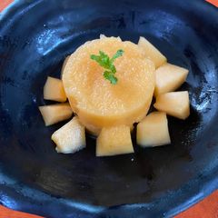 A picture of Muskmelon sorbet.