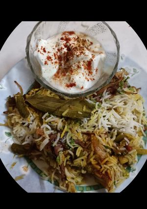 A picture of Veg Biryani.
