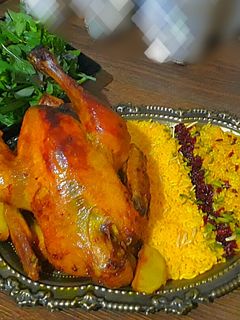 عکسی از دستور مرغ _شکم پر