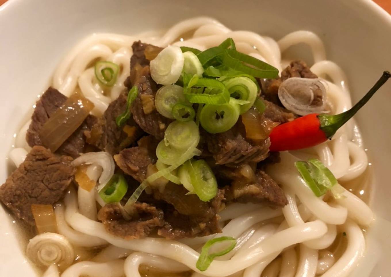 Niku udon bumbu sederhana, tetapi tetap Maknyus!!😀