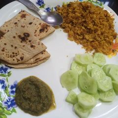 A picture of Nutrella with chappati.
