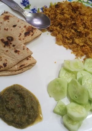 A picture of Nutrella with chappati.