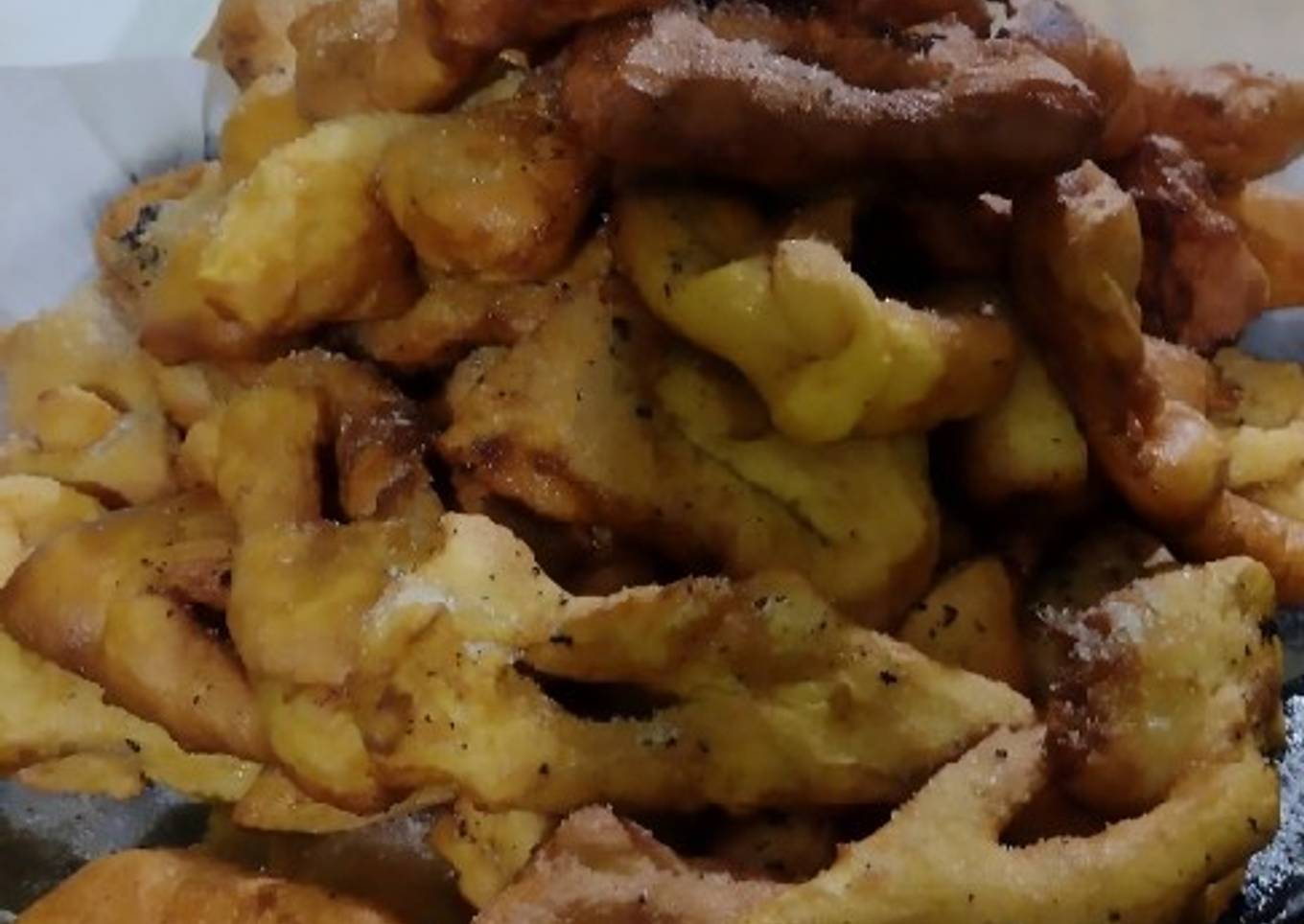 Calzones rotos (torta frita de zapallo)