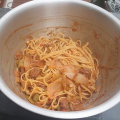 A picture of Vegetable Bolognese Linguine.