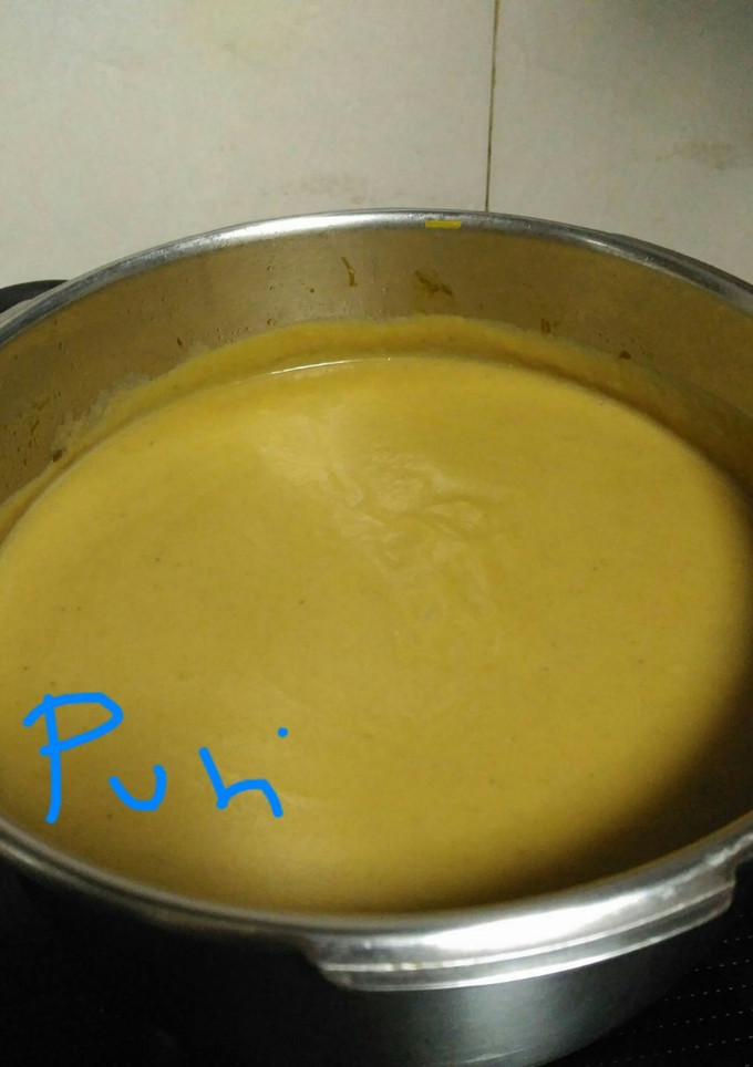 Una foto de Puré de verdura