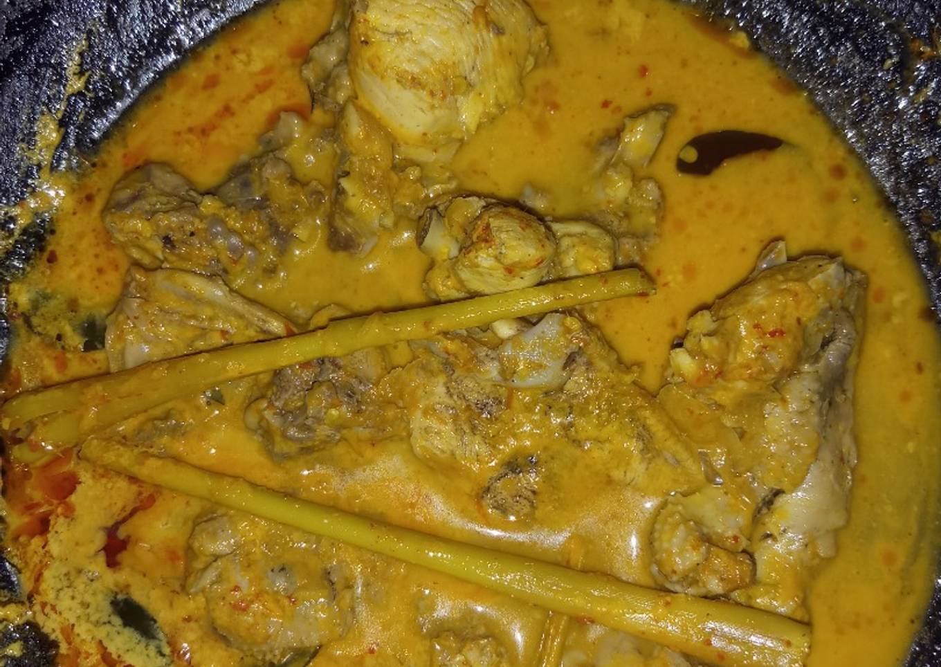 Ayam rendang bumbu instan