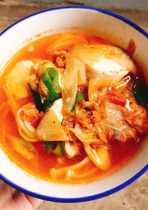 Hình của món Canh Kim Chi Ngày Mưa.