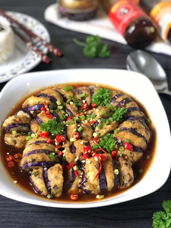 Langkah Gampang Membikin Resep &#34;Terong Bungkus Tahu Siram Saus&#34; yang Lezat Anti Ribet, Menggugah Selera