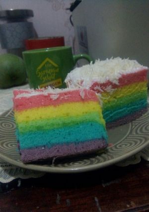 Foto resep Rainbow cake