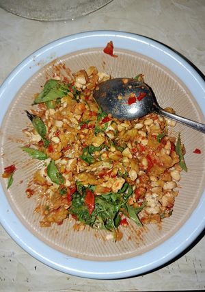 Foto resep Pecek tempe kemangi