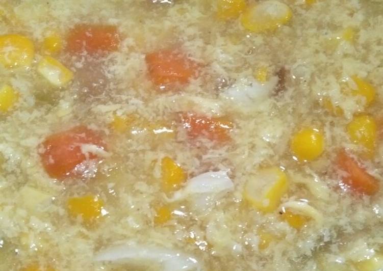 Easiest Way to Cook Appetizing Sup Jagung ala EmakChiell