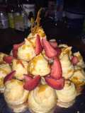 Masa de choux y croquembouche