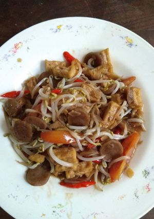 Foto resep Tumis toge tahu bakso spesial ala anak kos