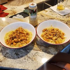 A picture of Bret's Mediterranean Seafood and Pasta.