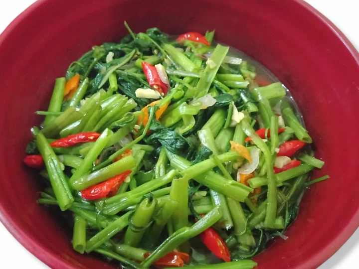 Langkah Gampang Membikin Resep Tumis Kangkung Saus Tiram yang Bisa Manjain Lidah Anti Ribet, Mantap Sekali