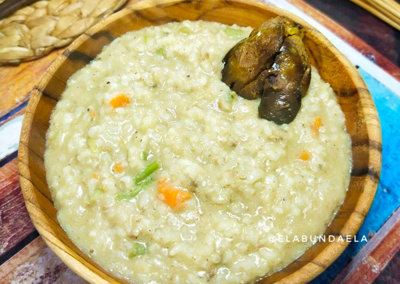 Bubur Nasi Hati Ayam MPASI