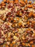 Bataty z chorizo