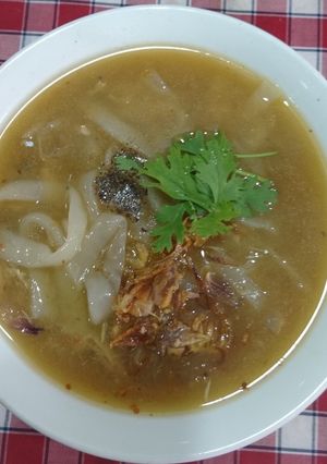 Hình của món Bánh canh cá dằm.