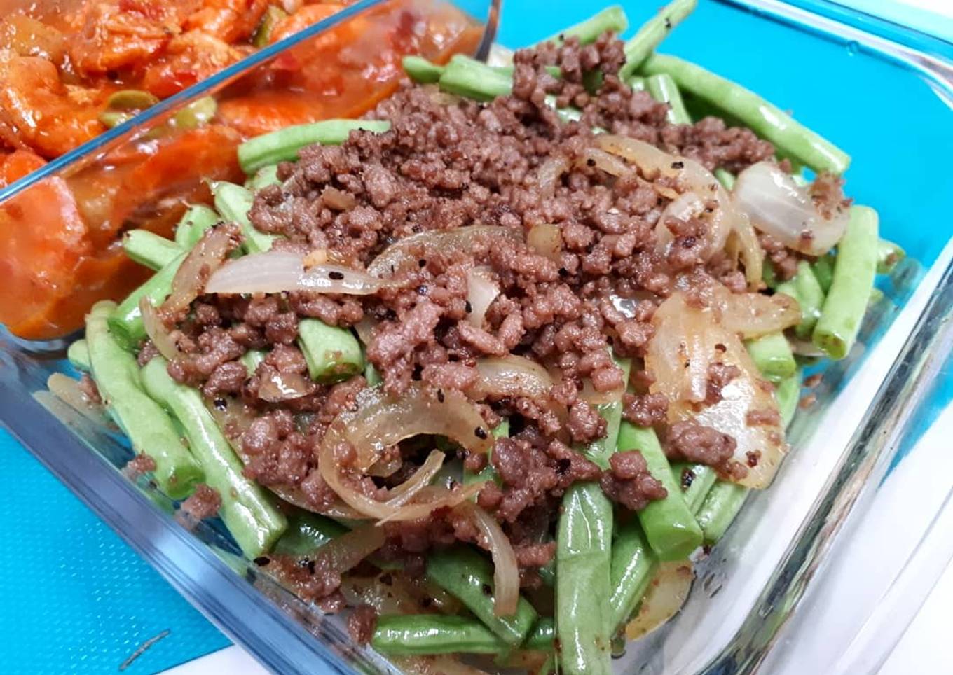 Baby Buncis Daging Cincang