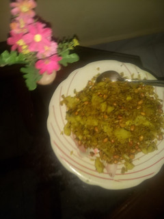 A picture of Kanda Batata Poha.