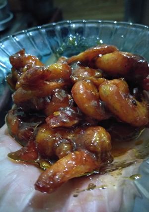 Foto resep Udang goreng saus lava