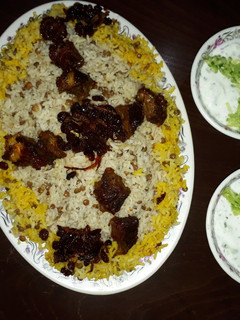 عکسی از دستور عدس پلو با گوشت