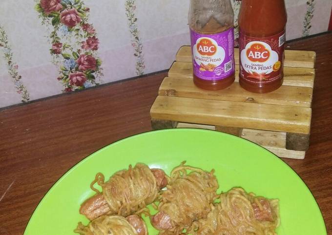 Langkah Mudah untuk Membuat Mie gulung sosis Anti Gagal