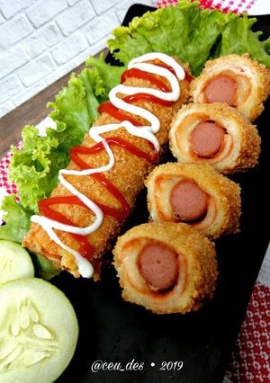 Foto resep Roti Tawar Gulung Sosis