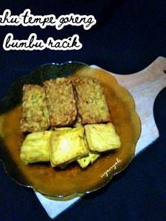 Foto resep Tahu tempe goreng bumbu racik