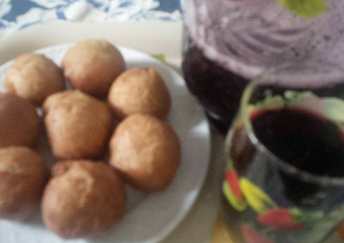 Easiest Way to Prepare Homemade Buns &amp; Zobo drink